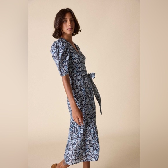 NWT ST. ROCHE Pearl Dress Navy 6 - Picture 3 of 15